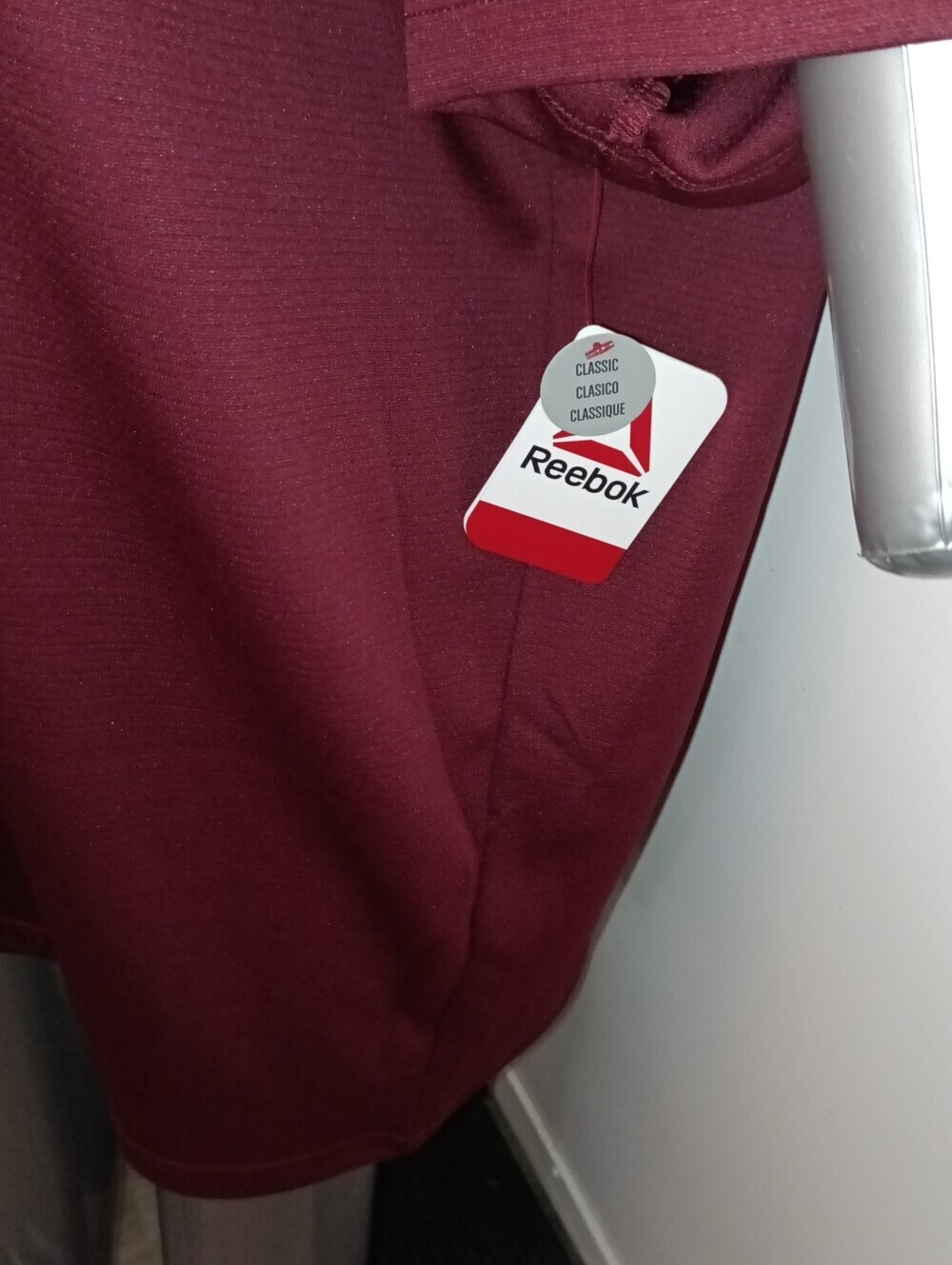 Reebok Men's Maroon Polo Shirt with Subtle Logo New 5XL - Picture 3 of 3